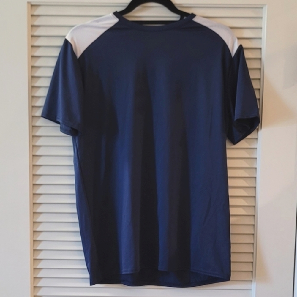 Intensity - (NWOT) Youth Navy & White Scoop-Neck, Short-Sleeve Sports T-Shirt